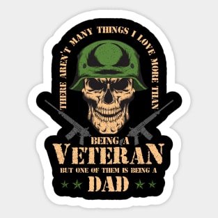 Veteran Daddy design for Father's Day Sticker